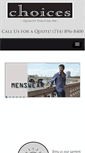 Mobile Screenshot of choicesapparel.com